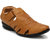 El Paso Men's Synthetic Leather Tan Velcro Casual Sandals