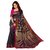 Bano Tradelink Multicolor Bhagalpuri Silk Printed Saree With Blouse (WA0010)