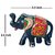 Royal Arts amp Crafts Rajasthani Handmade Show Piece Of Elephant Set Of - 3 Piece For Home decor (Grey)