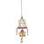 Royal Arts And Crafts Beautiful Handmade Rajasthani Bell Ganesha Door Hanging For Deacutecor Your Home ( White Color ) Pake Of-2