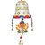 Royal Arts And Crafts Beautiful Handmade Rajasthani Bell Ganesha Door Hanging For Deacutecor Your Home ( White Color ) Pake Of-2