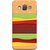 FUSON Designer Back Case Cover for Samsung Galaxy A7 (2015) :: Samsung Galaxy A7 Duos (2015) :: Samsung Galaxy A7 A700F A700Fd A700K/A700S/A700L A7000 A7009 A700H A700Yd (Artwork Green Red Lines Brown Circles Bubbles)