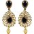 Fashion Jewels Exclusive Golden Black Casual/Partywear/Dailywear/Wedding Pearl Jhumka/Jhumki Earrings For Girls/Woman