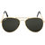 Wrode Gold Black Aviator Sunglasses