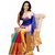 Fabrica Fab multi-colored embroidered bhagalpuri partywear saree with blouse