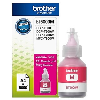 Brother BT5000M Genuine Ink Bottle Magenta colour For T300  T500  T700W  T800W Printers offer