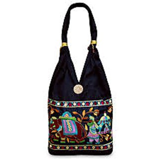 Rajasthani Design Embroidery Jhola bag Fashion Sholder Bag