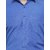 RG Designers Royal Blue  Solid Slim Fit Cotton Formal Shirt for Men