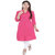Shree Wow Solid Straight Calf Length Pink Cotton Kurti For Women