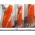 Srk Orange Colour Georgette Embroidered Saree KT-3209