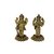 Brass Metal Vishnu Laxmi Pair Medium In Size In Handicraft India Art By Bharat Haat BH02697