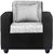 Bharat Lifestyle - Tulip Black  Grey Colour Fabric 5 Seatar Sofa Set (3+1+1)