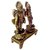 Brass Statue Of Lord Vishnu And Laxmi In Fine Carving Work By Bharat Haat BH00131