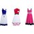 Qeboo Girls Full Length Partywear Dresses Pack Of 3