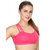 Royal Girl's Red CrossBack Padded Sports Bra (Removel Padded)