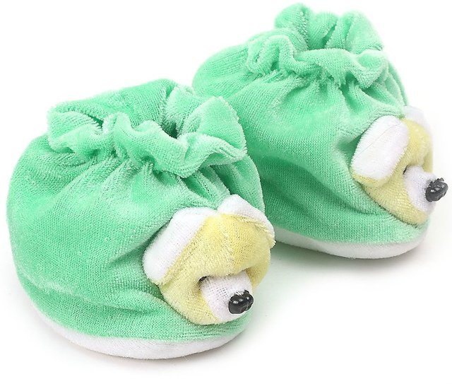 Buy Morison Baby Dreams Baby Booties Animal Face Green Online 144 from ShopClues