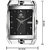 Adamo Legacy (Day & Date) Rectangle Dial Metal Silver Strap Men Wrist Watch 9151SM02