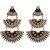Asmitta Dazzling Dangle Gold Plated Trible Muse Stylish Earring For Women