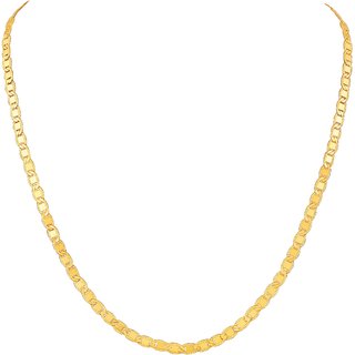 Asmitta Resplendent Party Wear Gold Plated Chain For Men