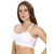 Unique Designs White Padded Sports Bra (Removel Padded)