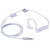 Callmate A R Earphone Headset Stereo Air Tube 3.5mm Handfree For All Mobiles -White