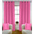 Enaakshi Set of 2 Exclusive  Partial  Blackout 7 Feet Door curtains for all rooms . Best and Heavy Curtains .Value for Money. Color - Pink