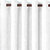 Enaakshi Set of 2 Exclusive  Partial  Blackout 7 Feet Door curtains for all rooms . Best and Heavy Curtains .Value for Money. Color - White