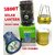 12 Watt 5800T 6 LED Lantern With Solar Charging and Torch Mobile Charging