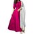 Janvi Sales Womens Tapeta Silk Anarkali Gown (tamlipink)