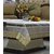 Khushi Creations Transparent 3D Design Center Table Cover 4 Seater 4060 Inches (Golden Lace)