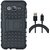 Vivo Y53 Defender Tough Armour Shockproof Cover with USB Cable