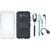 Lenovo K8 Defender Back Cover with Kick Stand with Silicon Back Cover, Selfie Stick, Earphones, OTG Cable and USB LED Light
