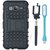 Coolpad Note 5 Shockproof Kick Stand Defender Back Cover with Selfie Stick and USB LED Light