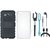 Oppo F1 Plus Shockproof Tough Armour Defender Case with Silicon Back Cover, Selfie Stick, Earphones, USB LED Light and USB Cable