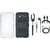 Oppo F1s Dual Protection Defender Back Case with Silicon Back Cover, Selfie Stick, Earphones, USB Cable and AUX Cable