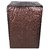 Khushi Creations Square Design Top Load Washing Machine Cover , Dark Brown Colour