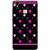 FUSON Designer Back Case Cover for Vivo V3 (Lines Of Pink Blurred Balls Falling Against A Black Background)