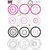 Asmi Collections PVC Wall Stickers beautiful circles