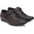 LAYASA Men's Brown Velcro Sandals