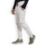 Hootpool ghost white zipped joggers