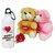 Sky Trends Valentine Combo Gift For Husband Printed Sipper Bottle Soft Teddys Artificial Rose Gift For Kiss Day Propose day Promise Day Hug Day Rose Day Gifts