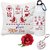 Sky Trends Valentine Combo Gift For Friend Printed Sipper Bottle Keychain Cushion Cover Artificial Rose Gift For Kiss Day Propose day Promise Day Hug Day Rose Day Gifts