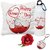 Sky Trends Valentine Combo Gift For Friend Printed Sipper Bottle Keychain Cushion Cover Artificial Rose Gift For Kiss Day Propose day Promise Day Hug Day Rose Day Gifts