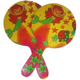 HickoryDickoryBox Table Tennis Racket Set Yellow
