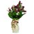 Sky Trends Home Decorative Products Artificial Flower With Ceramic Pot Best Decorative Items Home And Office St-006