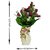 Sky Trends Home Decorative Products Artificial Flower With Ceramic Pot Best Decorative Items Home And Office St-006