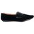 Footfit Black Loafer Shoes For Mens