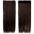 D DIVINE 24 Inch 5 Clip in Natural Brown Hair Extension For Women and Girls