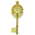 Astroguruji Vastu Fengshui Kuber Kunji Key golden 4.25 inches for money  prosperity (40)