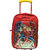 BATU LEE 18 inch Red SPIDERMAN Waterproof Trolley Hybrid Children's Backpack